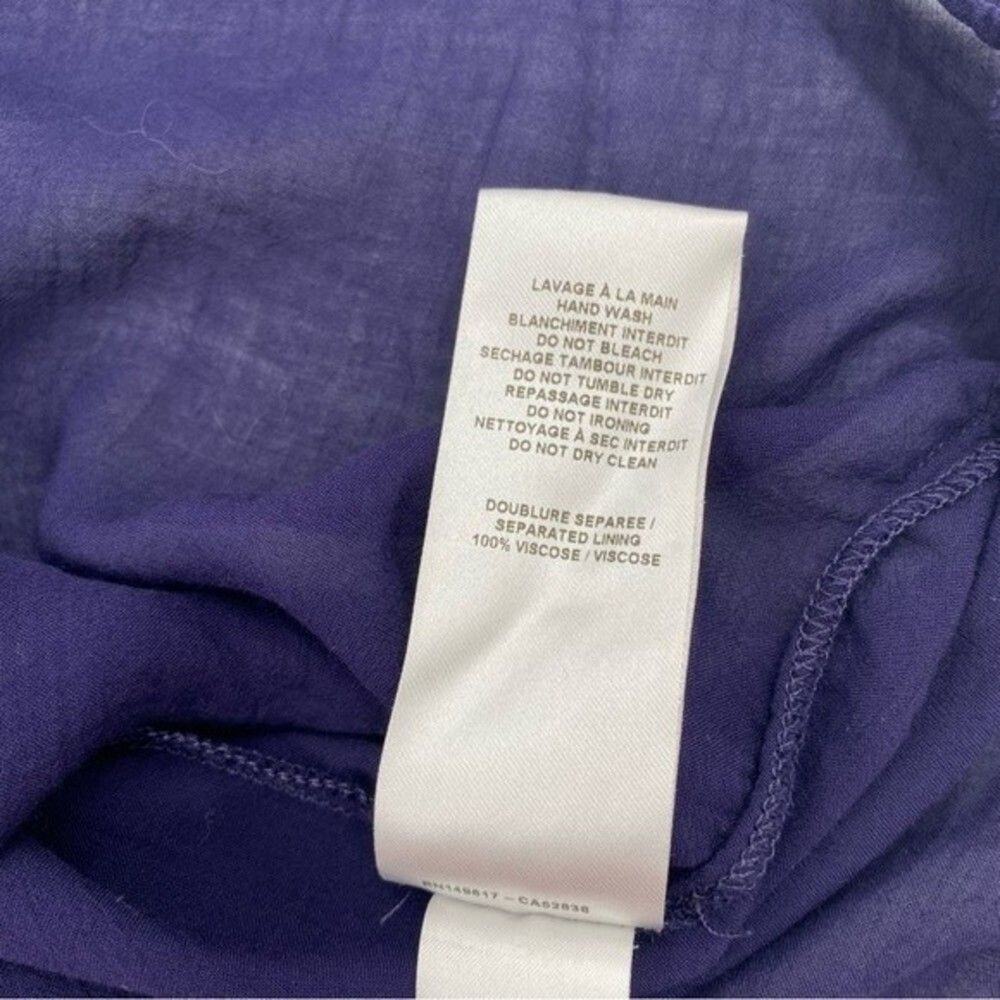 See By Chloe Midnight Blue Sheer Camisole Tank Designer Luxury - Picture 3 of 8
